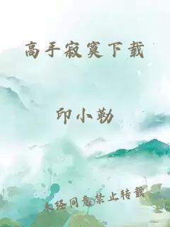 高手寂寞下载