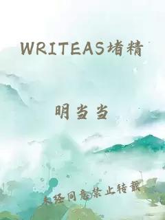 WRITEAS堵精